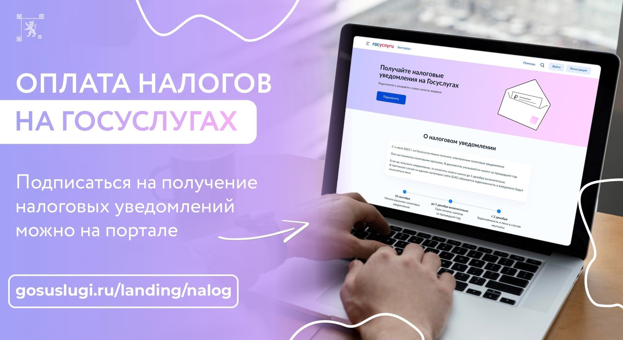 Шебекинцы могут получить на Госуслугах электронные уведомления с информацией о налогах за прошедший год.